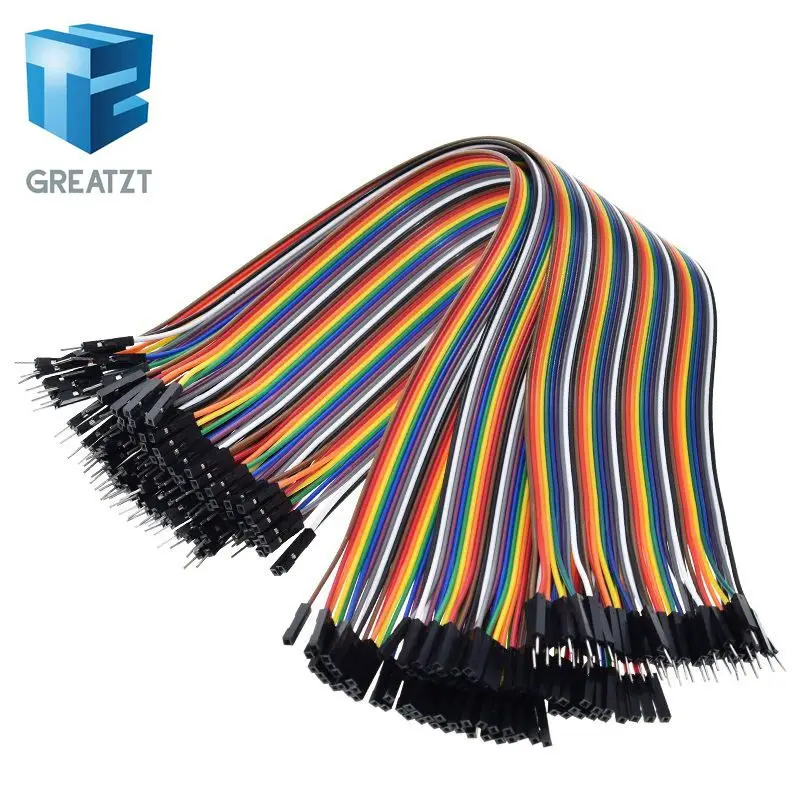 New 40PCS in Row Jumper Wire Dupont Cable line 3P 2.54mm feMale to 20cm For Arduino Breadboard Dropshipping P IN STOCK|line in|arduino