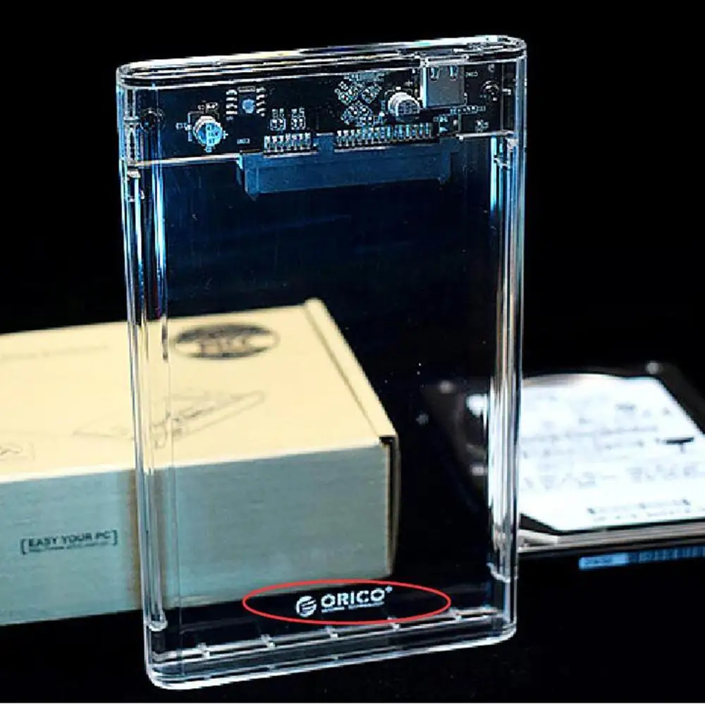 ORICO USB 3,0 внешний корпус жесткого диска SSD чехол для 2,5 дюймов SATA HDD SSD Поддержка UASP SATA 2 ТБ корпус жесткого диска