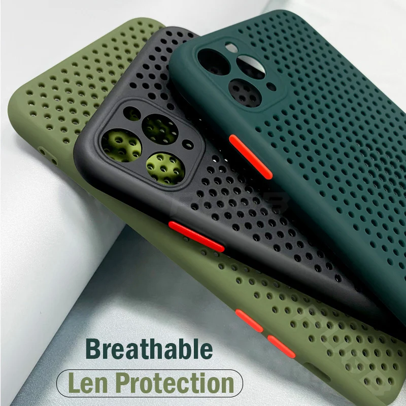 Breathable Soft Silicone Case For Iphone 12 11 Pro Max Iphone X Xs Xr