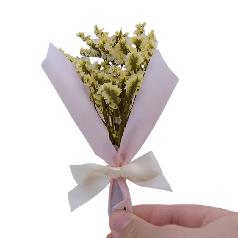1 шт. 12 см мини-цветы из стекла высушенный цветок для свадебного украшения дома реквизит для фотосессии подарки для рукоделия - Цвет: 2