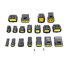 1 комплект 1/2/3/4/6/8/10/12/16Pin способ Денсо Запальные свечи 1,8 серии Водонепроницаемый провод разъем автомобильной герметичный Электрический разъем