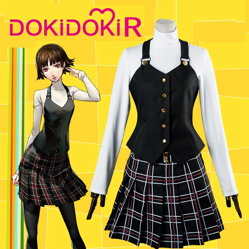 DokiDoki R Game Persona 5 Женский костюм для косплея Makoto Niijima униформа| |