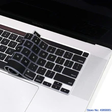 Protetor de capa de teclado pele de silicone para macbook pro 16 polegadas 2019 & novo macbook pro 13 2020 modelo: a2141 a2289 a2251