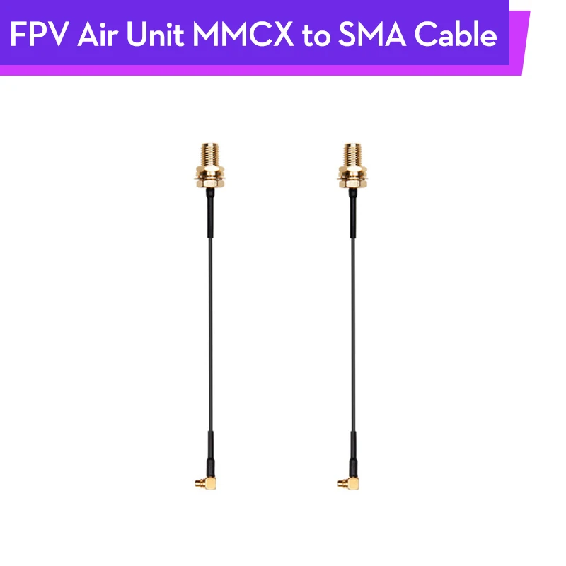 Оригинальный воздушный блок FPV с кабелем MMCX на SMA (прямой MMCX) антенной DJI Air Unit (SMA)