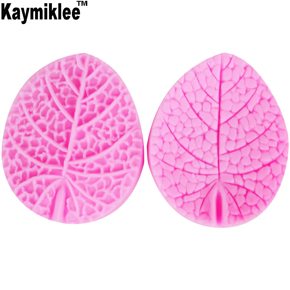 Kaymiklee M365 листья мяты лепесток силиконовые формы Вайнер Gumpaste Fondant (сахарная) глина
