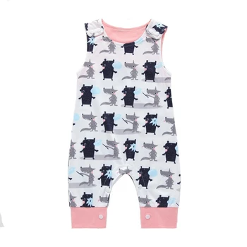 

2020 Sumemr Baby Boys One-piece Outfit Clothes Striped Sleeveless Cute Casual Romper For 0-18M Baby