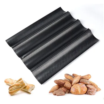 

Baguette sheet baguette baking tray baguette mold with non-stick coating for baking, carbon steel