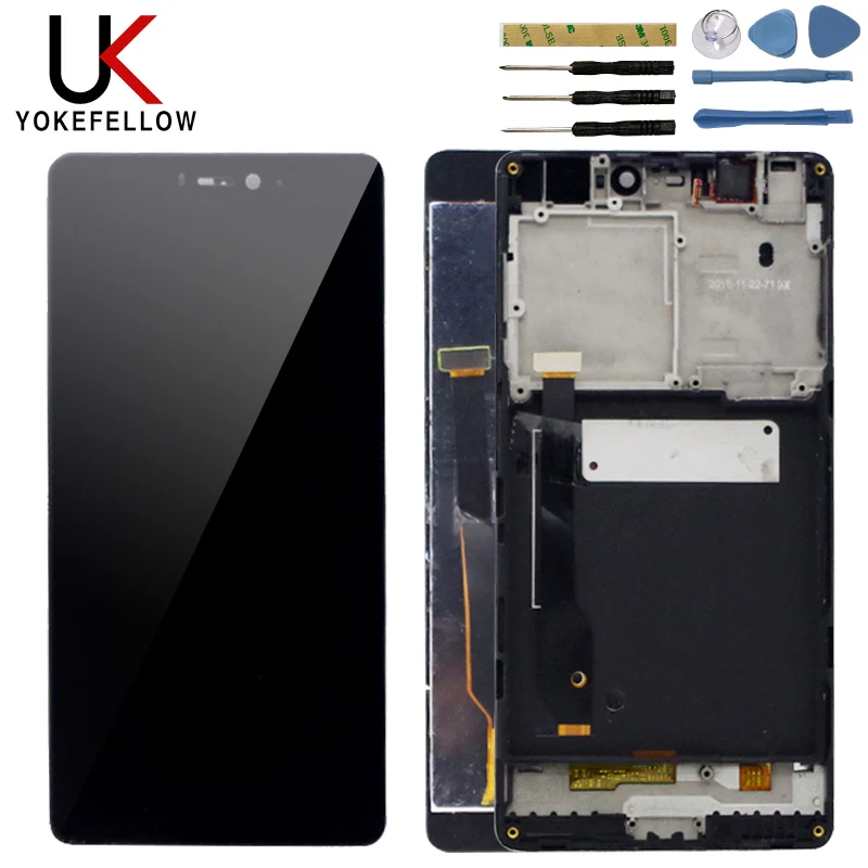 

Mo 100% Tested Working LCD Display Touch Screen Digitizer Assembly with Frame For Xiaomi Mi4c Mi 4c M4c Phone Replace Parts