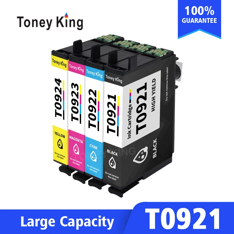 4 шт. картриджи для принтера Epson Stylus T26 T27 TX106 TX109 TX110 TX117 TX119 CX4300 C91 | Компьютеры и офис