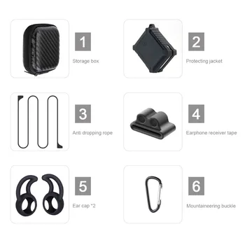 

6Pcs/Set Silicone Wireless Bluetooth Earphones Case For Apple i7 Earbud Earphone accessories Protective Cover