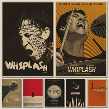 

Whiplash Oscar vintage Poster retro kraft paper posters wallpaper paste wall sticker part 2