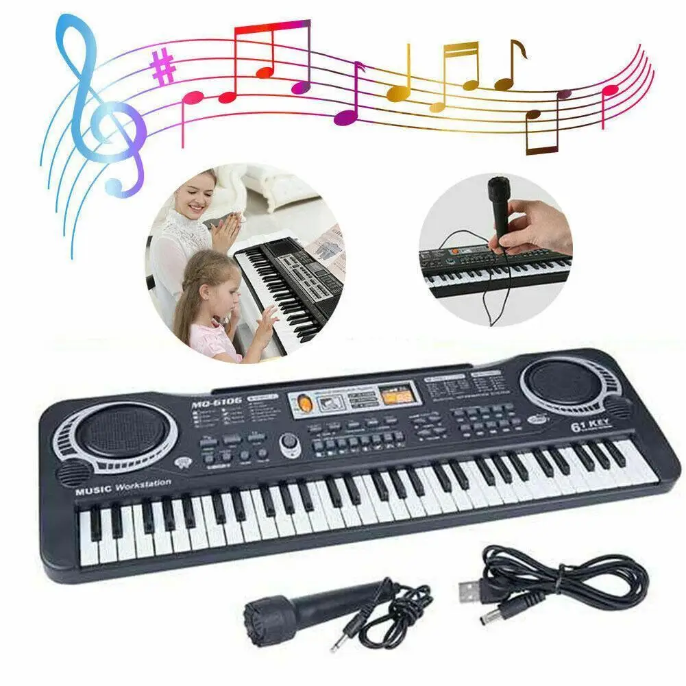 Children's Multifunctional Electronic Piano 37/61 Key USB Di