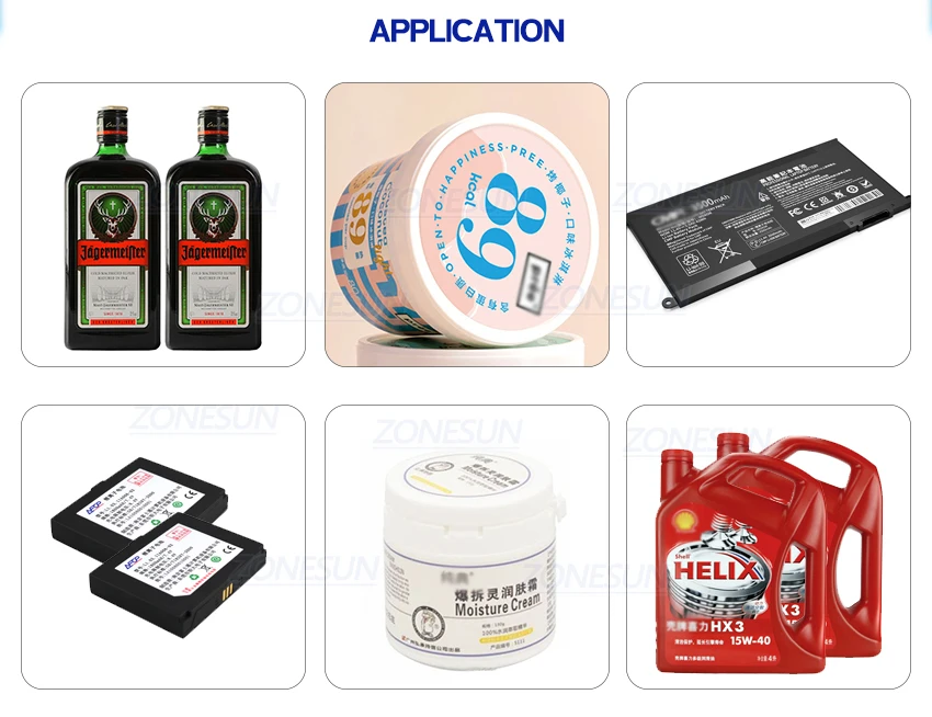 ZONESUN Máquina Automática de Rotulagem de Superfície Plana com Transportador