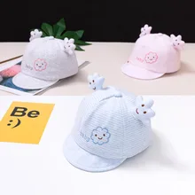 Модная кепка для новорожденных с изображением маленького облака; Новая Детская кепка; дышащая кепка; детская солнцезащитная Кепка