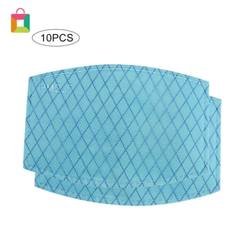 

10pcs Pm2.5 Mask Filters Gasket Replacement Accessories Face Mask Filter Anti-dust anion Breathing Filters Cozy