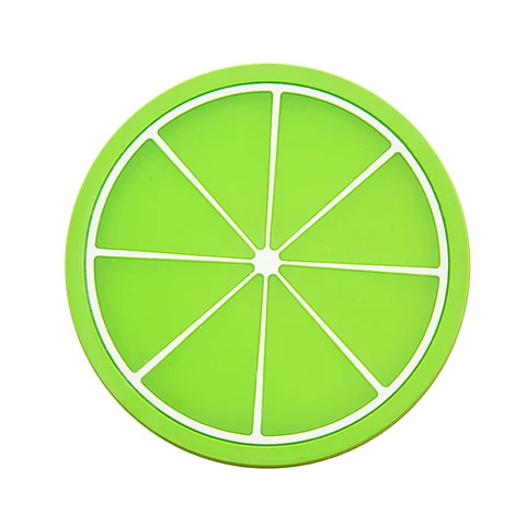 Shape Cup Coaster Silicone Cup Pad Slip Insulation Pad Cup Mat Hot Drink Holder Mug Stand Home Kitchen Accessories