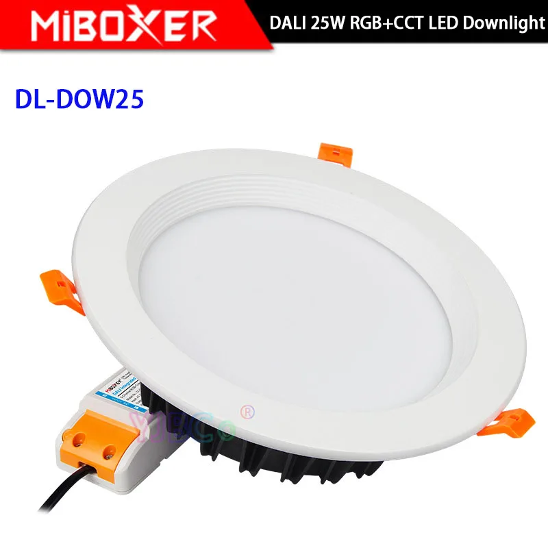 

Miboxer 25W DALI RGB+CCT LED Downlight DL-DOW25 Dimmable lamp AC100-240V DALI Signal led Ceiling light