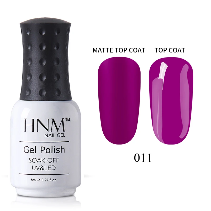 Гелиевый лак для ногтей HNM Yellow Purpl, розовая серия, нужен матовый лак для ногтей, эмалированный Праймер, УФ светодиодный лак, набор полуперманентных лаков - Цвет: PP011