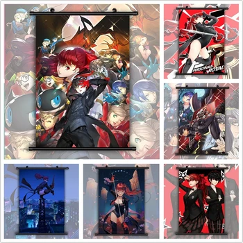 

Persona 5 the Royal Yoshizawa Kasumi Phantom Thief Anime manga wall Poster Scroll