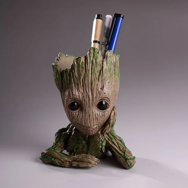 Guardians of the Galaxy Groot модель креативные держатели для ручки цветочный горшок офисный Органайзер милый держатель для ручек настольные аксессуары детский подарок