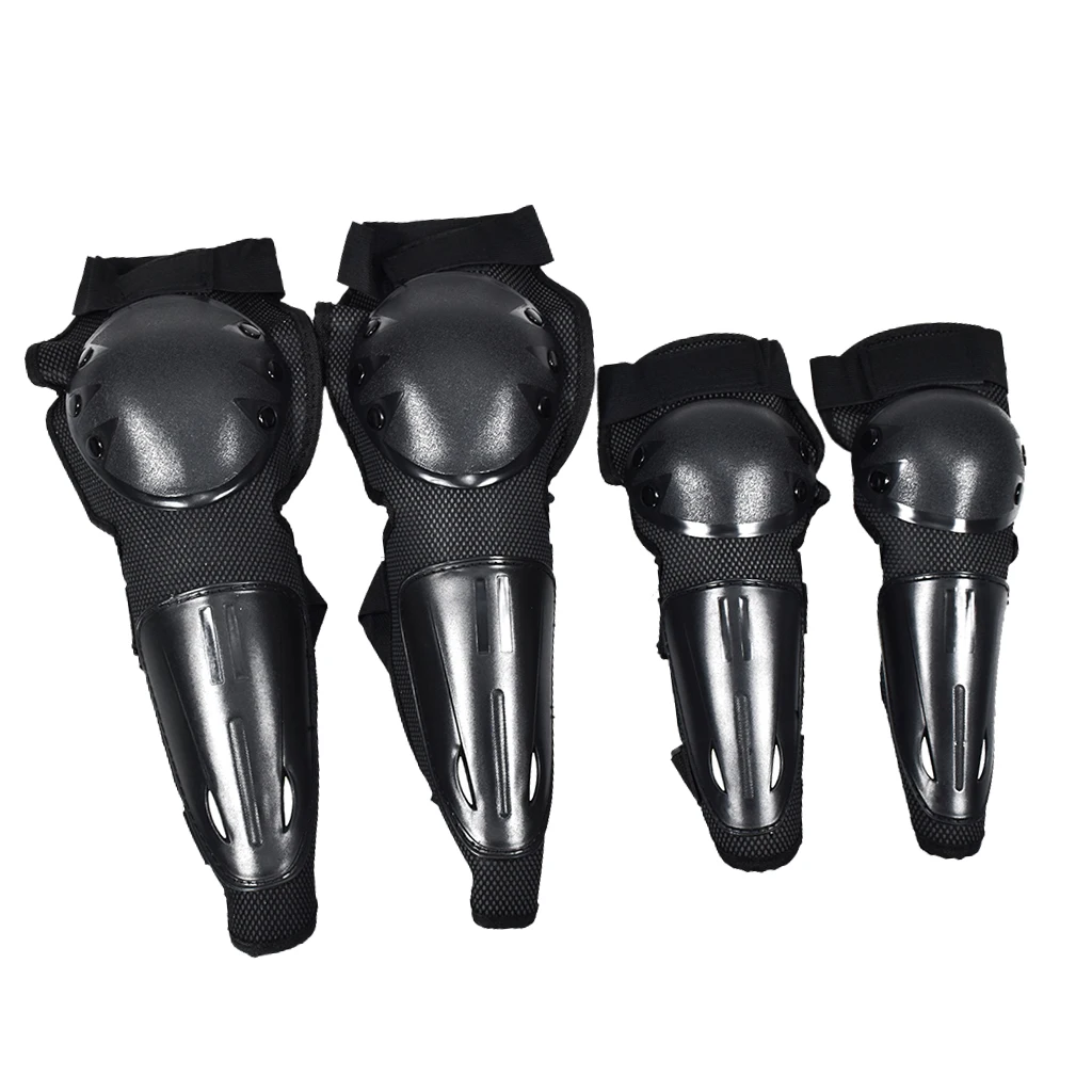 1 Set Motorcycle Cycling Knee Shin Pads Protector Elbow Protective Guard