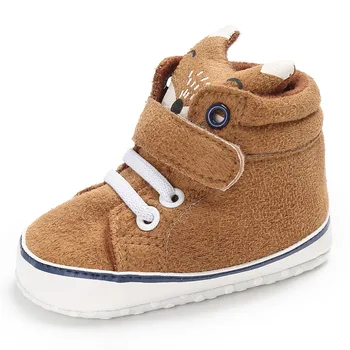 

Spring and Autumn baby shoes toddler shoes winter fox models 0-1 years old men and women baby soft bottom shoesZQ096