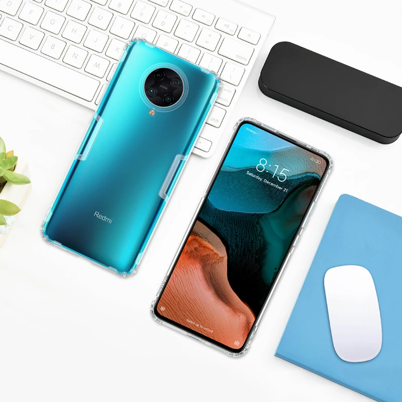Ударопрочный чехол NILLKIN Nature из ТПУ Для Xiaomi POCO F2 PRO прозрачный силиконовый мягкий