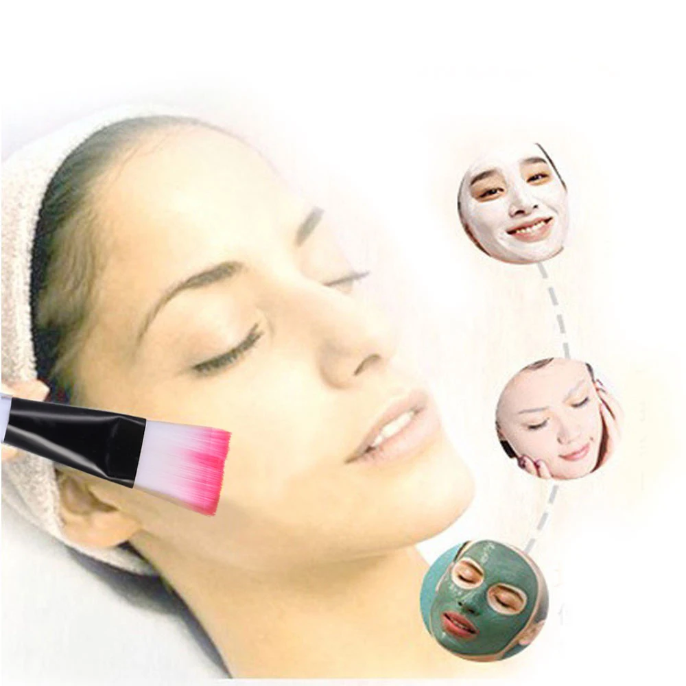 Makeup Brush Set 2Pcs/Set Face Mask Mud Mixing Brush Makeup Mask Brushes Facial Skin Care Beauty Tool Sculpting Brush Foundation for Women makeup brush facial mask brush makeup tool set makeup tool