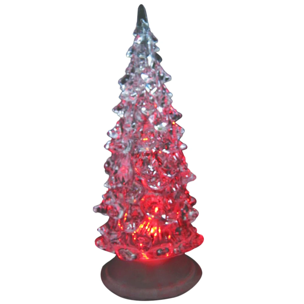 Светодиодный светильник для рождественской елки с изменяющимся цветом, настольные лампы для рождественской елки, вечерние украшения для дома