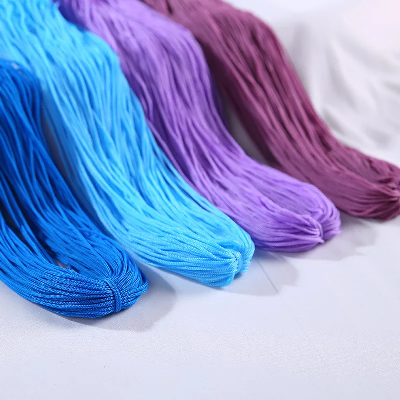1mm MultiColor 40-50M Strong Braided Macrame Silk Satin Nylon Cord Rope DIY Jewelry Bracelet Making Findings Beading Thread Wire nylon cord macrame cord nylon rope satin cord silk cord silk rope rope necklace