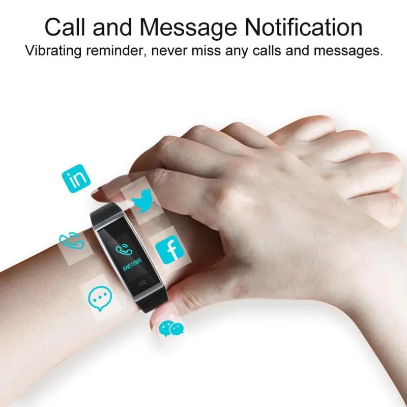 Fitness Tracker HR Activity Tracker Watch with GPS Heart Rate Smart Watch wristband Color Screen for Kids Women and Men