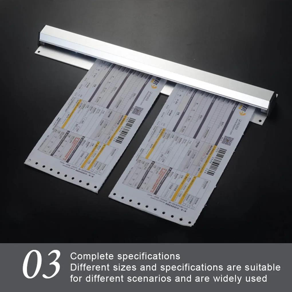 Porte-bons De Commande Adhésif 30cm - Rail De Billetterie En Aluminium Antirouille, Fixation Murale Sans Perçage, Pour Restaurant, Bar, Cuisine