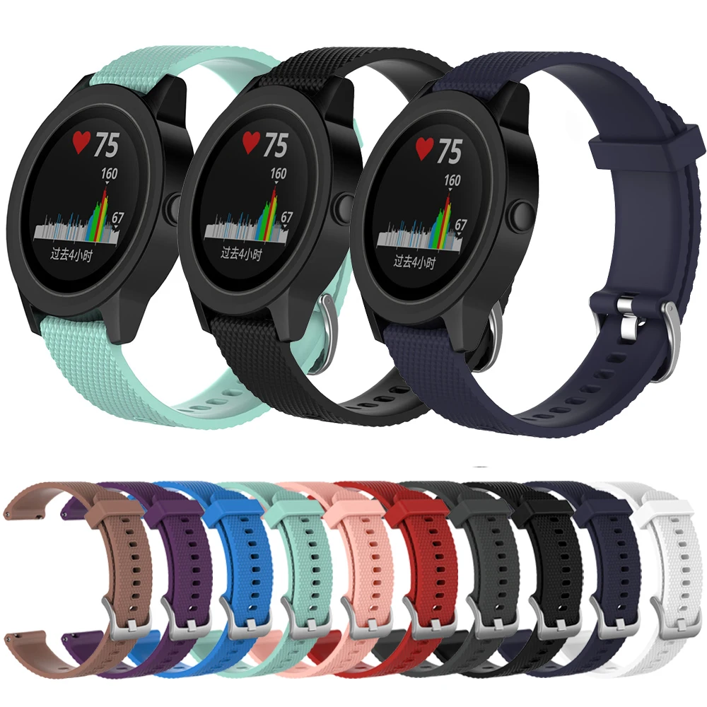 Силиконовый ремешок для Garmin Vivoactive 3 Forerunner 645 сменный аксессуар браслет Vivoactive3