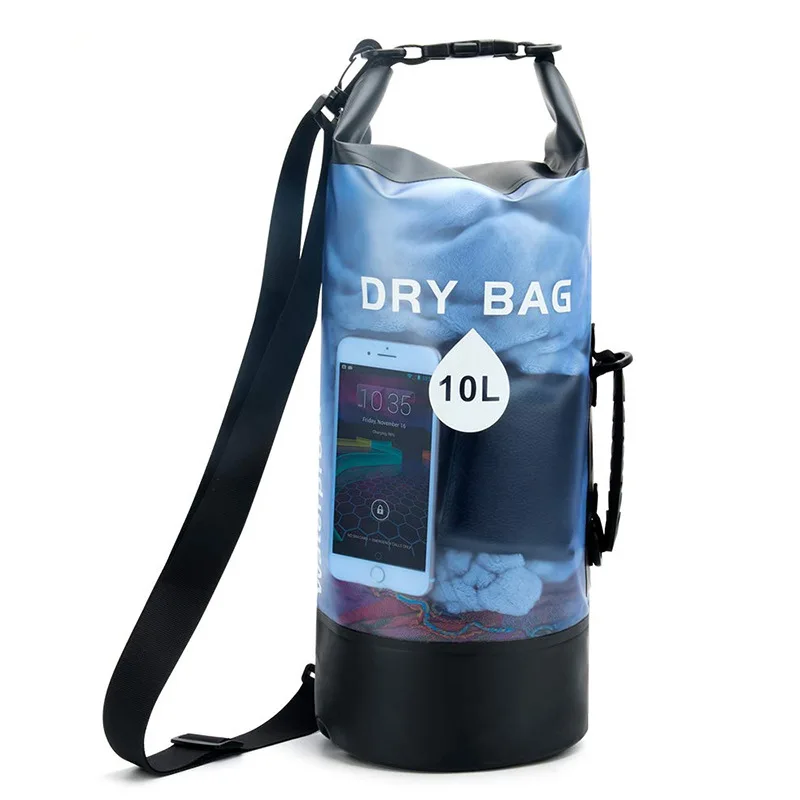 

2021 Beach Swimming Drifting Bag Waterproof Phone Storage Pack PVC Dry Bag Outdoor Sports Accessories