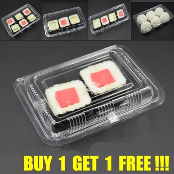 

Factory wholesale disposable transparent lunch box Conjoined container Suitable for pastry cake and fruit packing.