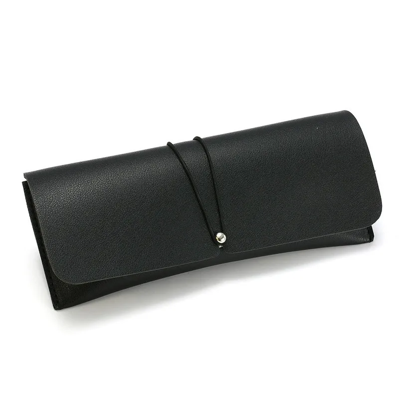 PU Leather Glasses Case Cover Sunglasses Glasses Holder Box Eyeglasses Solid Storage Portable Magnetic Glasses Pouch Bag