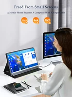 UPERFECT 15.6 Inch FHD Monitor HDR 1920X1080 IPS HDMI Type-C Screen Display Portable Gaming Dsiplay PS4 Raspberry PC Computer - Image 2