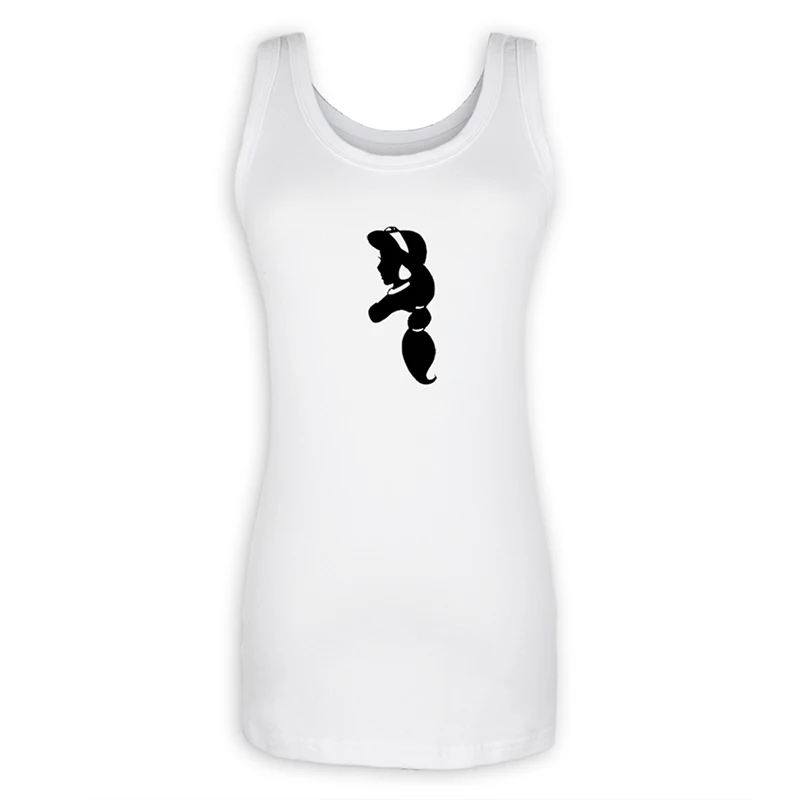 jfVestS470W Aladdin and the Magic Lamp Genie жилет Сейлор Мун кот Милый Мультфильм Олень майки без рукавов хлопок повседневные топы на бретелях подарок - Цвет: jfVestS470W