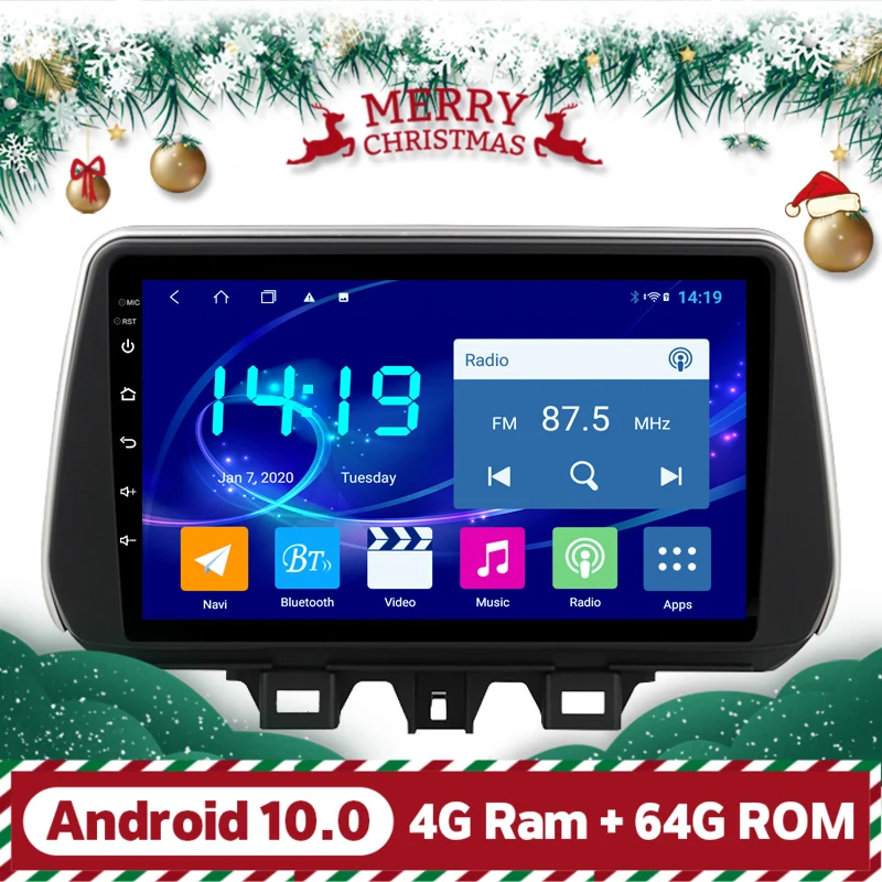 Головное устройство для Hyundai Tucson 20110 Android 10 0 IPS экран радио GPS навигация Bluetooth DSP CARPLAY