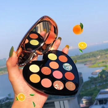 

Shimmer Matte Heart-shaped Makeup EyeShadow Palette Glitter Metallic EyeShadow Pallete Sombra Maquiagem professional Completa