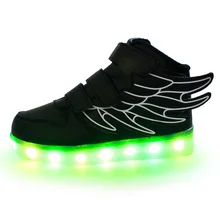 

Size 25-37 Kids Fashion Sports Shoes Luminous LED Toddler Boys Casual Shoes Sneakers Girls Trend Fashion Children Running Shoes