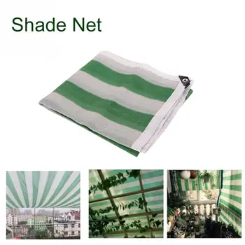 

Stripe Awnings Easy Install Multifunctional Privacy Screen UV Protection Sun Shade Net For Greenhouse With Rope Garden Balcony
