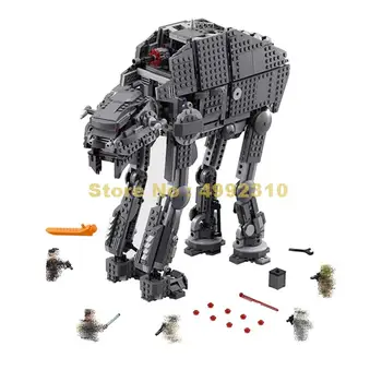 

1541pcs first order heavy assault walker star wars 5 figures building blocks 75189 Bricks Toy