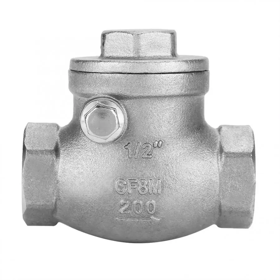 1/" DN15 нержавеющая сталь один способ качели обратный клапан внутренняя резьба WOG 200PSI