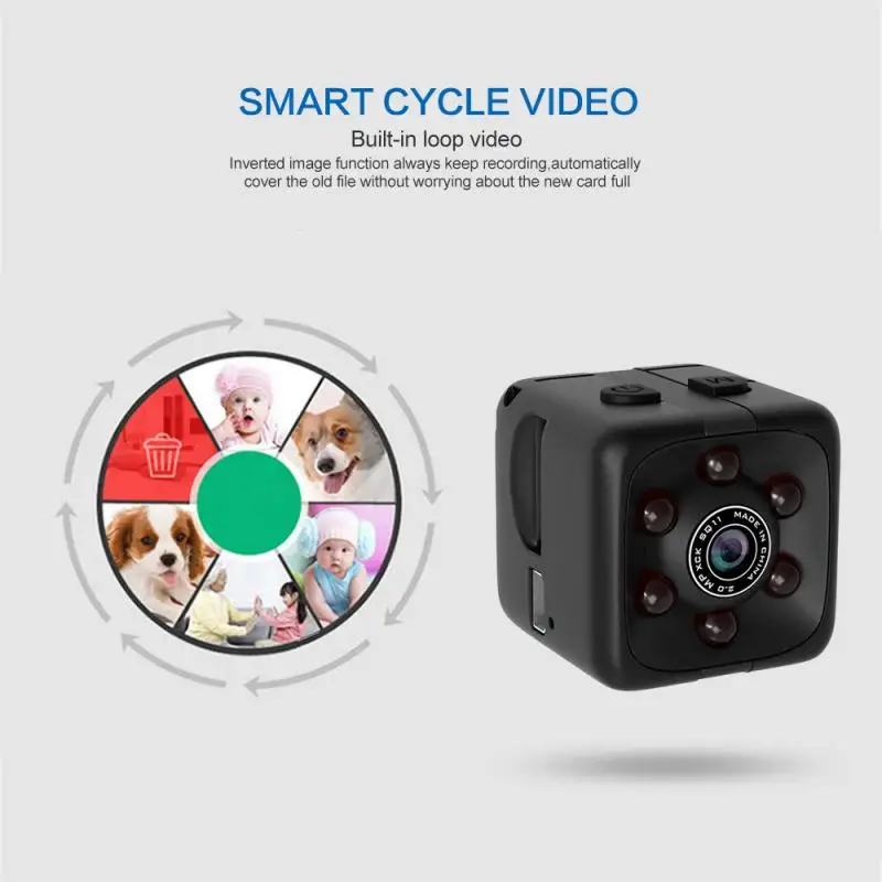SQ11 мини камера Full HD 960P спортивная с ночным автомобилем DV DVR Простая установка