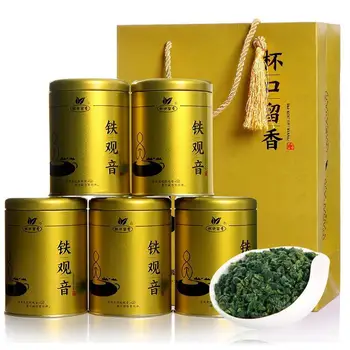 

2020 Anxi, China Tiekuanyin Oolong Tea Highly Flavored Type New Tea for Clear Heat Cellulite Promote Digestion Exquisite Canned