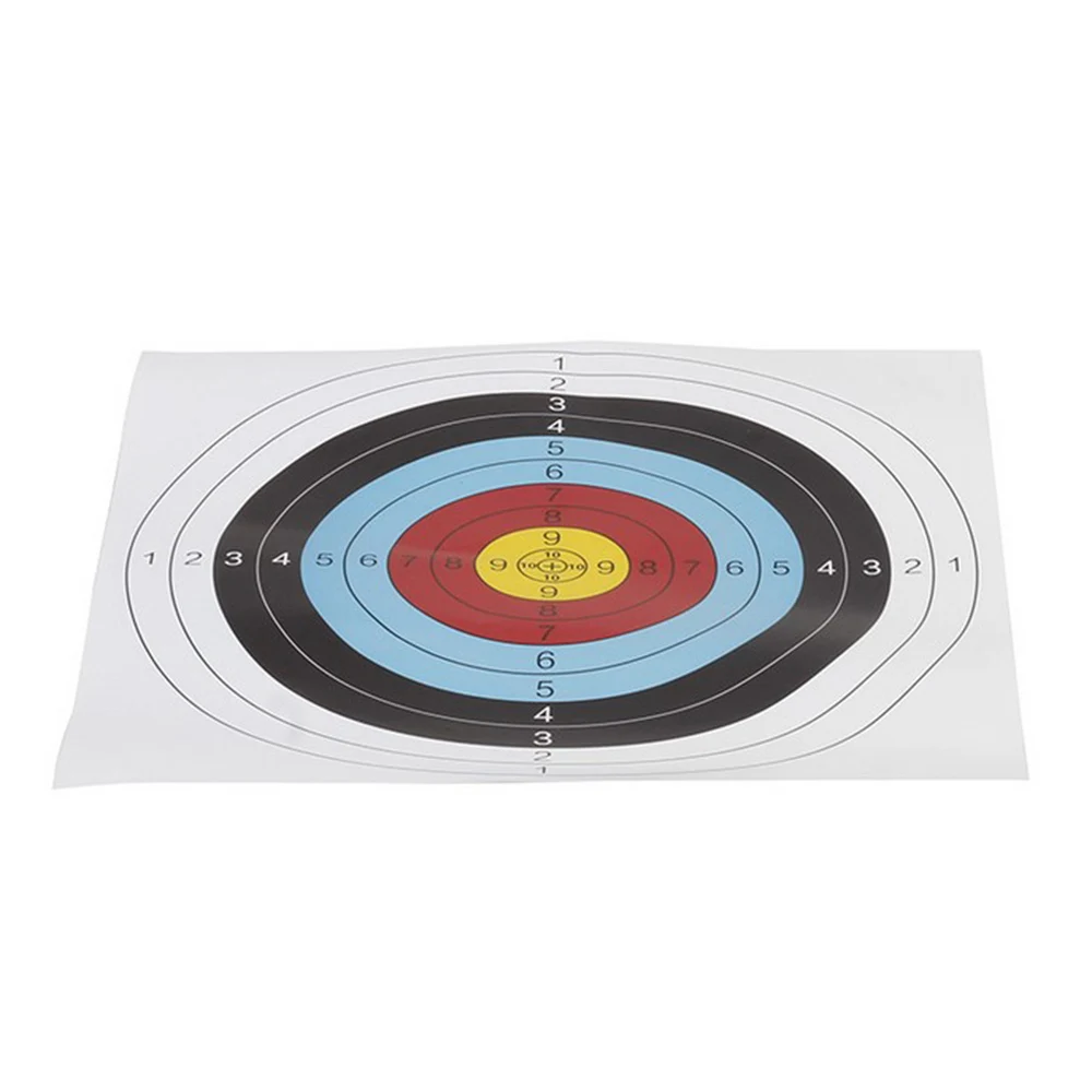 10pcs Archery Target Paper Face 40x40cm For Arrow Bow Practice Shooting Training Outdoor Sports Aim Stickers Shot Accessories ► Photo 3/6