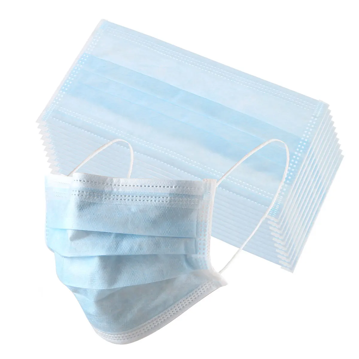 

10/20/50Pcs Disposable 3-Layer Anti Dust Mask Breathable Comfortable Sanitary Protective Elastic Earloop Facial Mouth Cover