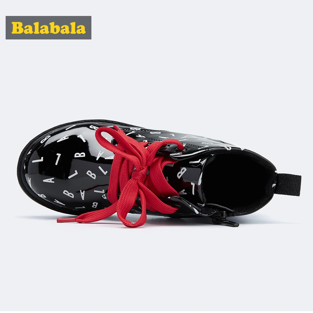Balabala/ Ботинки martin для девочек; обувь для девочек; детские ботинки; модные ботинки с мягкой подошвой для девочек; Нескользящие Детские кроссовки