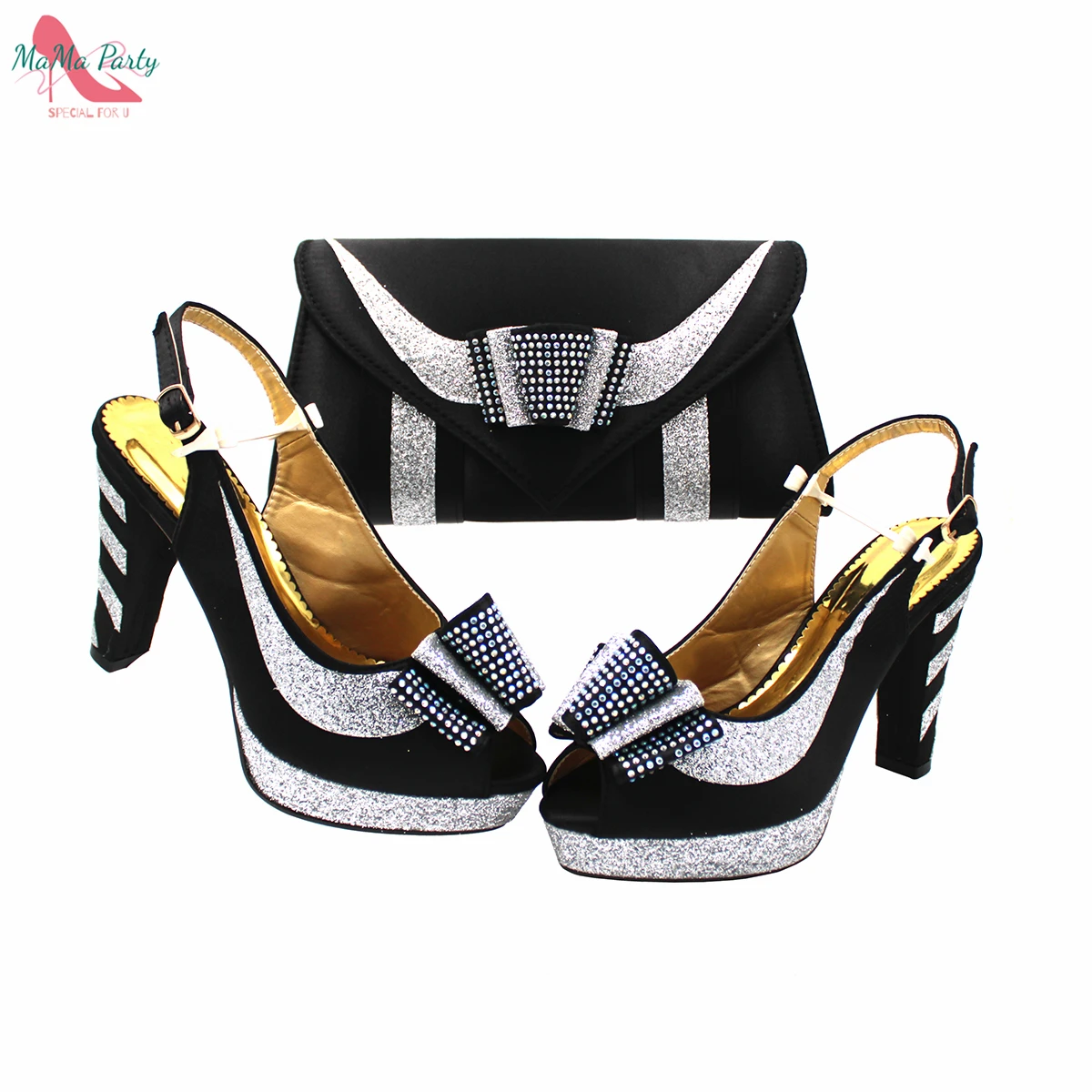 New Arrivals High-Quality African Women Shoes and Bag Set